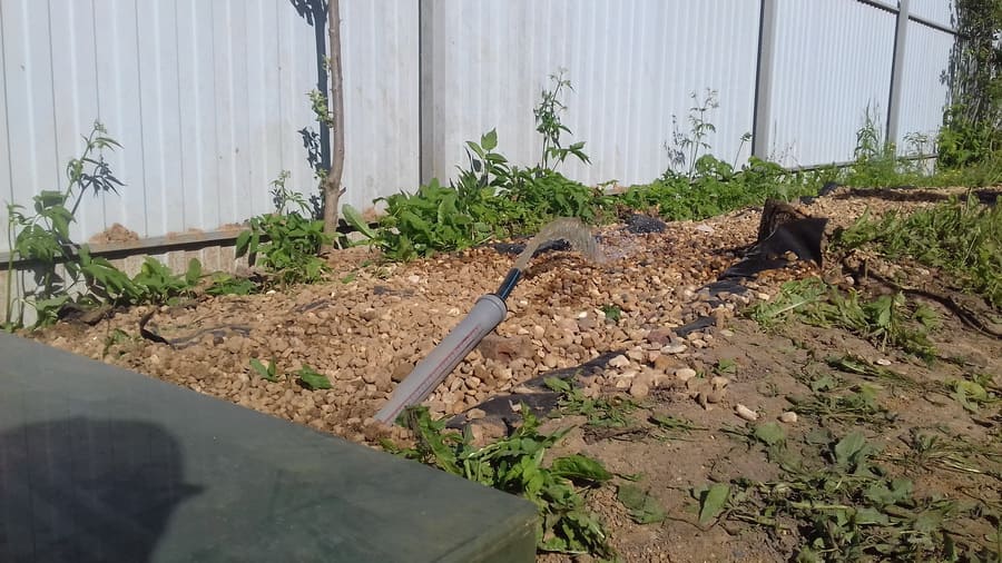 отвод воды в аэрационное поле
